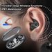 Invisible Sleep Wireless Earphone TWS Bluetooth 5.3 Headphones Hidden Earbuds IPX5 Waterproof Noise Reduction Sports_viptrois.com