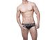 UXH New Men's Printed Nylon Swim Trunks Gold Leaf Fashion Sexy Triangle Swimwear For Men_viptrois.com
