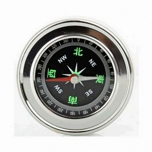 Camping Chinese And English Metal Stainless Steel Diameter 60 Compass North Needle Outdoor Hiking Supplies_viptrois.com