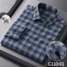 Men's Checkered Flannel Shirt – 100% Cotton, Soft Brushed Finish, Wrinkle-Resistant & Versatile_viptrois.com