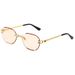 Fashion Frameless Metal Sunglasses - Small Frame (Trendy Unisex Glasses For Women & Men)_viptrois.com
