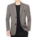 CT 2025 Spring And Autumn New High-end Middle-aged Men's Casual Woolen Suit Dad's Single-piece Blazer Jacket_viptrois.com