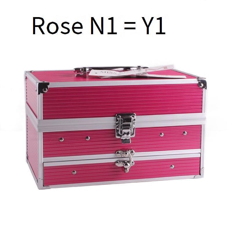 MISS ROSE Professional Makeup Bag With Multi-Color Eyeshadow Palette – Stylish & Portable Cosmetic Organizer For Women_viptrois.com