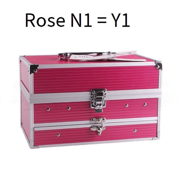 MISS ROSE Professional Makeup Bag With Multi-Color Eyeshadow Palette – Stylish & Portable Cosmetic Organizer For Women_viptrois.com
