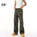 EF JEANS | 2025 New American Vintage High Street Camouflage Straight Wide Leg Loose Tooling Jeans Casual_viptrois.com
