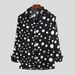 Men's Clothing Men's New Polka Dot Printed Casual All Match Long Sleeve Shirt_viptrois.com