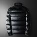 new Winter Light Luxury Tide Brand Stand Collar Hatless Down Jacket Slim European Station Men's White Eiderdown Warm Coat_viptrois.com