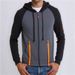 Pure 2025 Spring Large Size Cross-Border New Simple Style Zipper Hooded Casual Personality Men's Sweatshirt Loose Fit_viptrois.com
