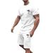 Men's Clothing Men's Summer Short Sleeved Shorts Sports Casual Suits_viptrois.com