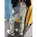 Ink Splashed Jeans For Men, New Trendy Brand, Ripped, Light Luxury, Elastic, Fashionable, Slim Fitting, Slim Fitting, Versatile Trousers_viptrois.com