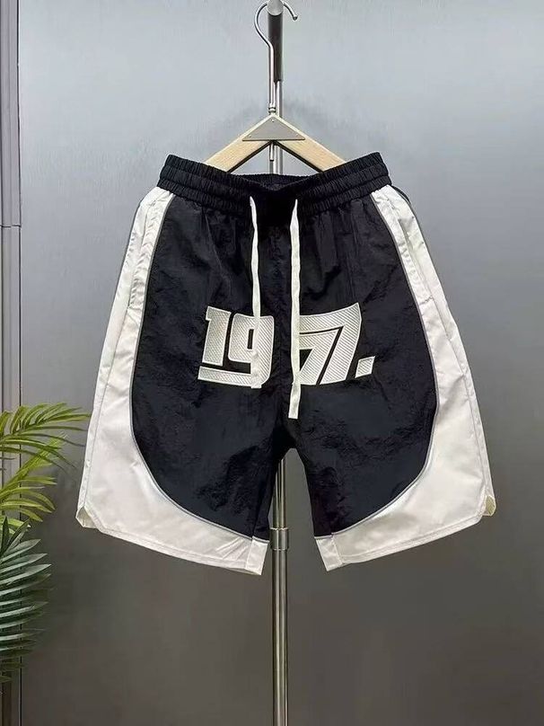 Summer Thin Sports Shorts, Men's Loose And Casual Five-inch Pants, Letter Fashion And Trend, Versatile Mid-length Pants_viptrois.com