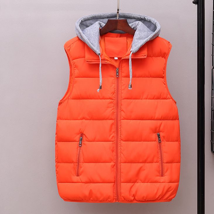 Men's Colorblock Quilted Vest - Winter Warm Sleeveless Jacket With Printed Design, Lightweight Polyester, Slim Fit, Multiple Colors Sizes (L-5XL)_viptrois.com