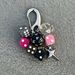 Destiny Pink Dice Retro Personality Bag Hanging Keychain Bag Pendant Trendy Color Advanced Matching Pendant_viptrois.com