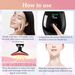 Facial And Neck Massager, Lymphatic Drainage Facial Massager , Equipped With 7-Color Face Culpting Wand (Black)_viptrois.com