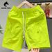 Men's Casual Drawstring Waist Shorts Style Summer Zipper Large Pocket Outdoor Sports Pants Versatile New_viptrois.com