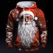Pure Sparkling Fashion Sunglasses Santa Claus 3D Digital Print Spring Autumn Men's Regular Shoulder Loose Pullover Drawstring_viptrois.com