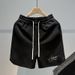 Men's Clothing Men's Embroidered Athletic Shorts Summer Trendy Running Fitness Loose Plus Size Basketball Pants Casual Five Point_viptrois.com