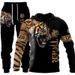 New Men's Tiger Set 3D Animal Print Hooded Pullover Sweater Men's Trendy Sweater_viptrois.com