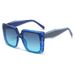 Men's Sunglasses Women's Fashion Sunglasses Trend Travel Large Frame Men's Big Brand Personality Leg Square Sunglasses_viptrois.com