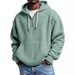Hot Sale Premium Waffle Knit Hoodie For Men - Oversized Retro Streetwear With Kangaroo Pocket & Adjustable Drawstrings_viptrois.com