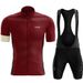 Men's Clothing Summer Sweat Absorbent Cycling Suit Men's Suit Bicycle Short Sleeved Breathable Quick Drying Mountain Bike Clothing_viptrois.com