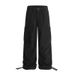 Men's Clothing Retro Loose Drawstring Overalls Wide Leg Multi Pocket High Street Casual Sports Trend Unisex Trousers_viptrois.com