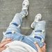 American High Street Fashion Brand Ripped Slim Fit Small Leg Elastic Jeans Men's Pants_viptrois.com