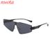New Frameless Metal Foot Cat Eye Sunglasses Cross Border Hot Selling Sun Protection High End Sunglasses_viptrois.com