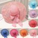Fashion Women Summer Visors Foldable Sun Wide Large Brim Beach Hats Bow Straw Hat UV Protection Travel Cap _viptrois.com