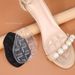 Self-Adhesive Forefoot Pads – Anti-Slip Cushion Inserts For High Heels & Dress Shoes (Transparent/Black, F404 Model, All-Season Use)_viptrois.com