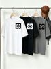 100% Cotton Men's 3-Pack T-shirts Four-Petal Star Geometric Print Crew Neck Short Sleeve Casual Tops In Black White Gray_viptrois.com