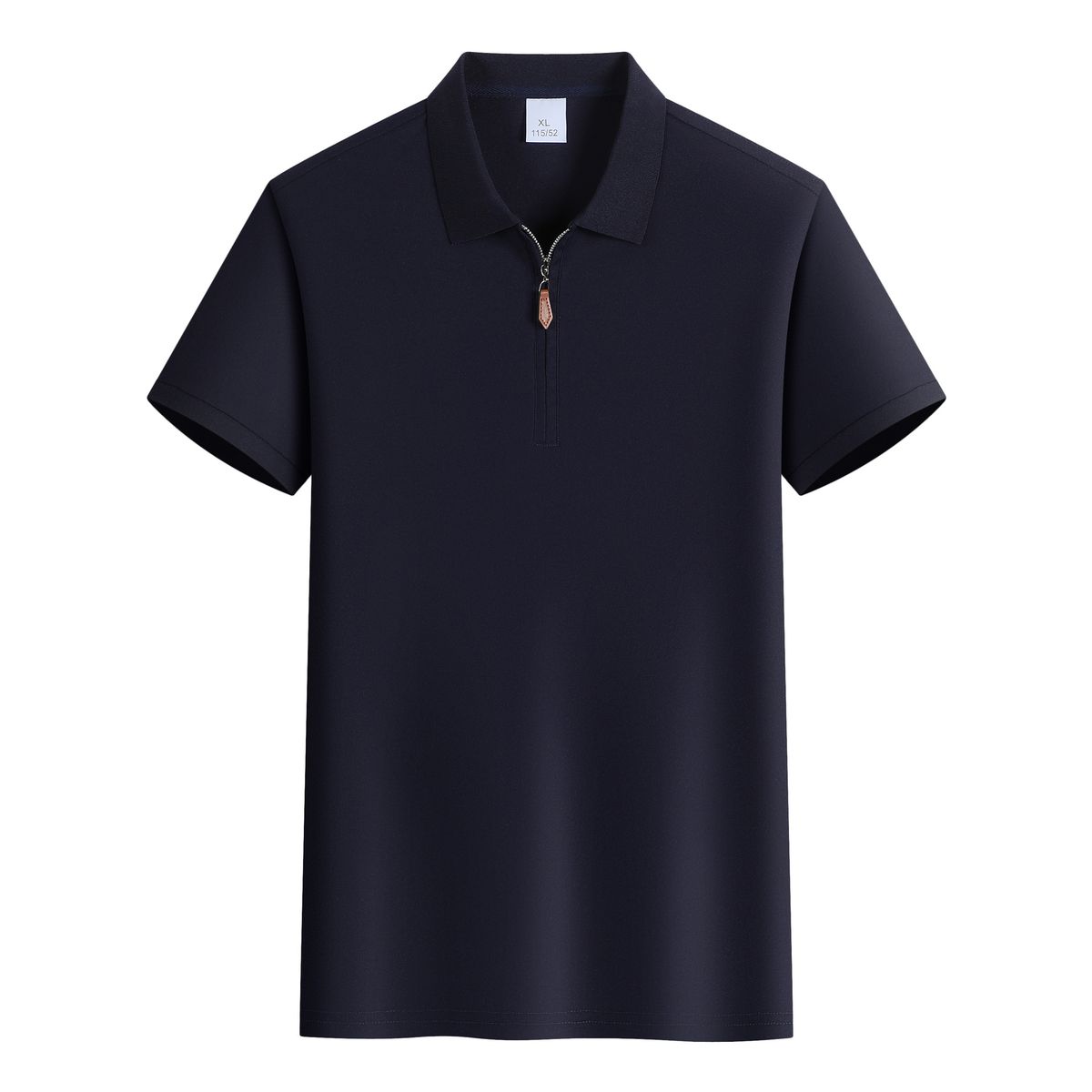 2026 Polo Shirt - Men's Sporty Casual Simple And Fashionable Zipper Short-sleeved T-shirt With Collar_viptrois.com