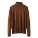 Loom Brand Cut Label Autumn Winter Men's Solid Color Windproof High Collar Warm Casual Base Knitted Wool Sweater Z4E09500_viptrois.com