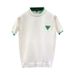 Men's Streetwear Knit Short Sleeve Sweater - Trendy Crew Neck Slim Fit T-Shirt For Layering, Breathable Stretch Cotton Blend_viptrois.com