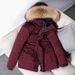 Men's Short Winter Outdoor Thick Fur Collar With Hat Down Jacket, Simple And Fashionable Versatile Jacket_viptrois.com