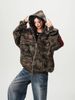 Camo Zip Hoodie – Unisex Vintage Streetwear Pullover With Contrast Stitching (M-3XL, Army Green/Blue)_viptrois.com