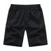 Men's Casual Multi-Pocket Work Shorts Youth Men's Shorts Shorts Beach Pants Large Size_viptrois.com