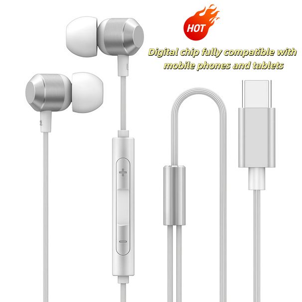 1.2M Type C Digital Chip Fully Compatible With Wired Headphones HiFi For OPPO VIVO Xiao Mi Hua Wei Sam Sung 14 15 16 Pro Max_viptrois.com