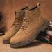 Men's Retro British Style Leather Martin Boots Mid-Calf Work Boots With Rubber Sole For Winter (Size 38-46, Black/Brown/Tan)_viptrois.com