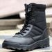 Children's Combat Boots Summer Parent Child High Top Military Boots_viptrois.com