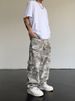 Streetwear Fashion Men Camouflage Cargo Pants Multi-pocket Hip Hop Male Clothing Loose Sports Aesthetic Tactical Wide Trousers_viptrois.com