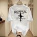 Men's Clothing Summer Trendy Printed Cotton Boys Short Sleeved T Shirt Summer New Round Neck T Shirt Versatile Men's Tops_viptrois.com