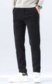 Men's Brushed Corduroy Pants – Slim Straight Casual Trousers For Business & Leisure (28-38, Black/Light Gray/Khaki/Beige, Wrinkle-Resistant)_viptrois.com