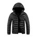 "Men's Ribbed Cotton Hooded Coat – Plum Blossom Design, Loose Fit Cross-Border Streetwear Jacket"_viptrois.com