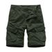 Men's Cropped Trousers Men's Beach Pants Shorts Men's Pure Cotton Work Shorts_viptrois.com