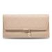 Wallet Card Cases Women's Wallet Long PU Plaid Large Capacity Ladies Three Fold Clutch Bag Leaf Pendant Wallet_viptrois.com