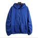Men's Clothing Zipper Sweater Cardigan Sports Hoodie Solid Color Fleece Loose Top_viptrois.com