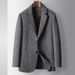 Men's Clothing wool light luxury business single middle aged and young people solid color double sided wool suit jacket_viptrois.com