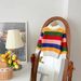 Mother & Kids Children's Rainbow Sweater Boys 2024 Autumn And Winter Baby Loose Lazy Top Girls Striped Knitted Pullover_viptrois.com