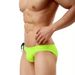 Men's Clothing Sexy Fashion Solid Color Drawstring Low Waist Triangle Anti Embarrassment Swimming Trunks_viptrois.com